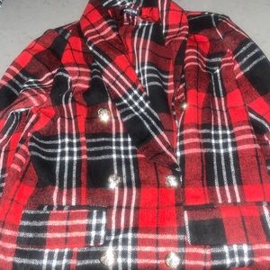 Plaid blazer